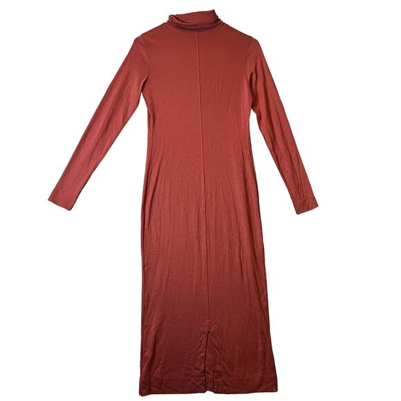 Peruvian Connection Women’s Classic T-Neck Dress Size‎ XS Burnt Orange - Picture 5 of 8